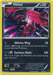 Yveltal 78/146 Cracked Ice Holo Promo - Theme Deck Exclusive